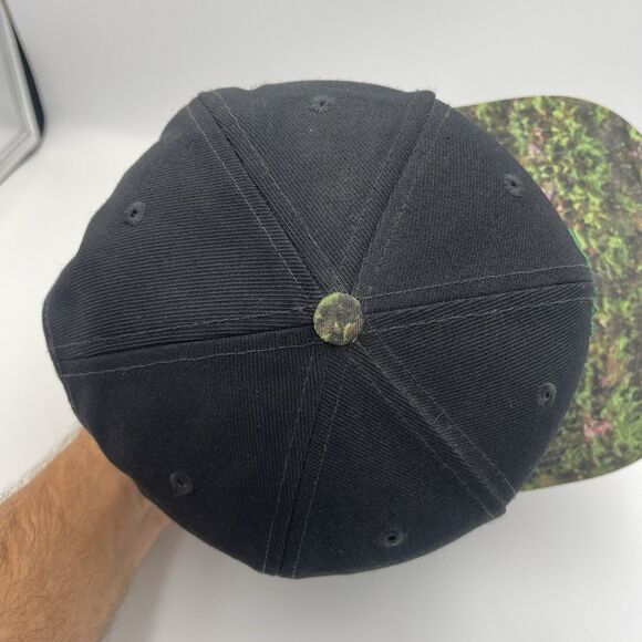 Nike SB Baseball Hat Cap SnapBack Black Woodland Camo Bill Skater Embroidered - Picture 9 of 13